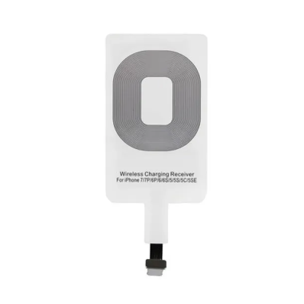  Wireless charging phone adaptor white