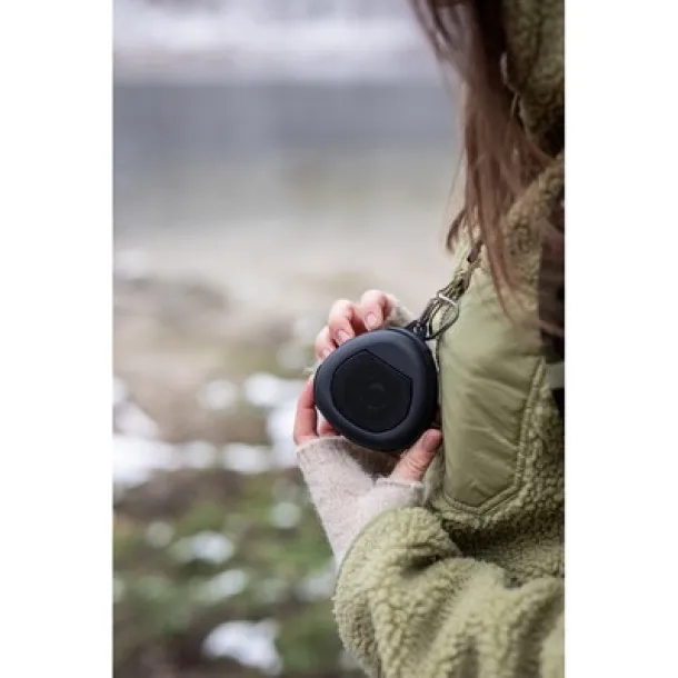 Justice Wireless speaker 5W Air Gifts with carabiner Crna