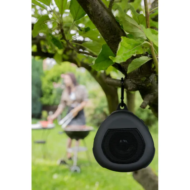 Justice Wireless speaker 5W Air Gifts with carabiner Crna