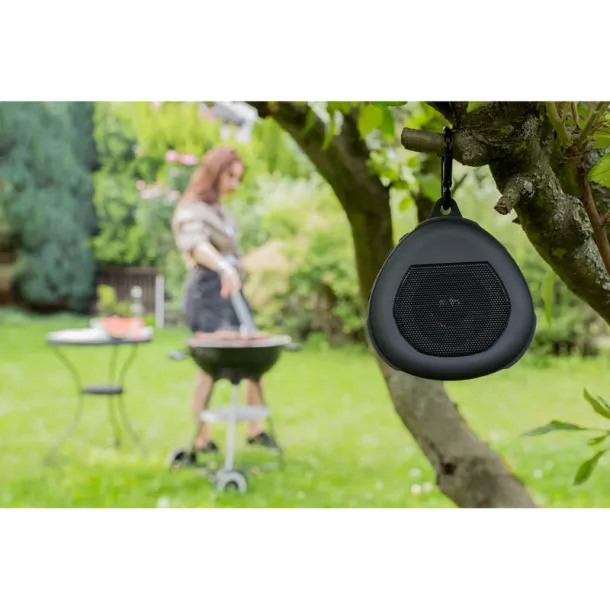 Justice Wireless speaker 5W Air Gifts with carabiner Crna