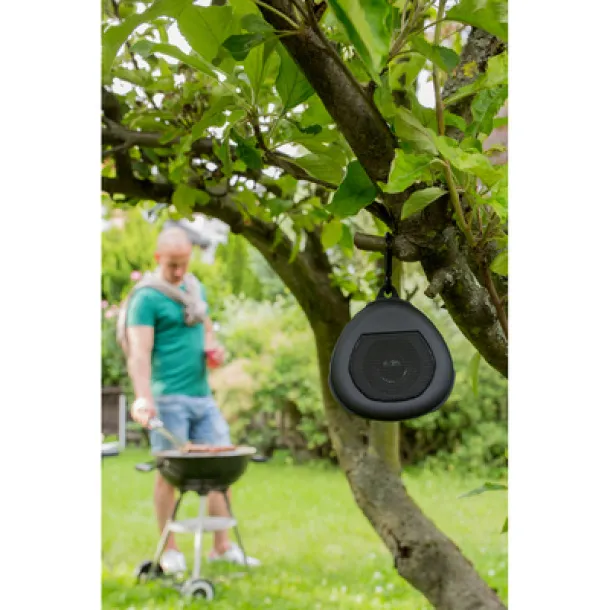 Justice Wireless speaker 5W Air Gifts with carabiner Crna