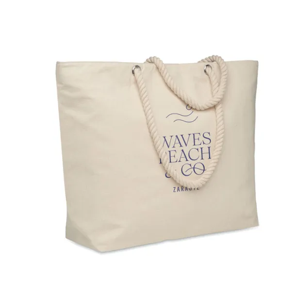 HEAVEN Beach cooler bag in cotton Beige