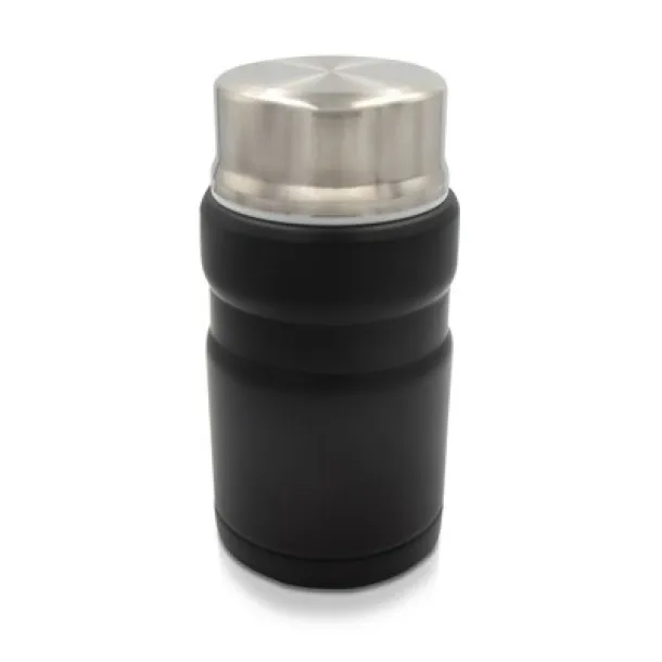  Air Gifts termo spremnik za hranu sa sklopivom žlicom, 650 ml Crna