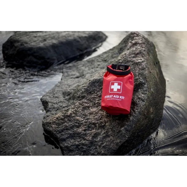  Waterproof first aid kit Air Gifts, 47 el. Crvena