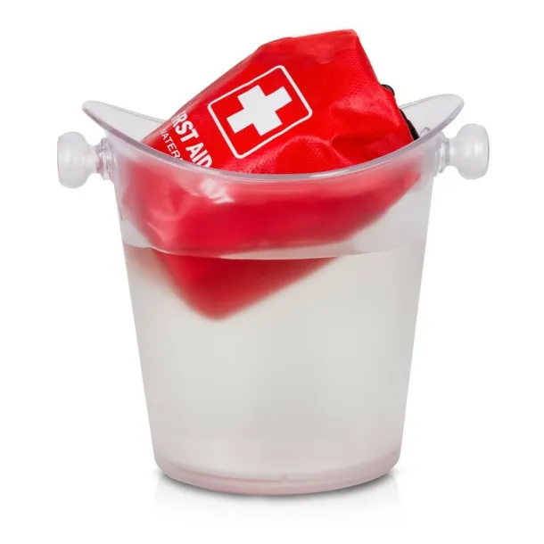  Waterproof first aid kit Air Gifts, 47 el. red