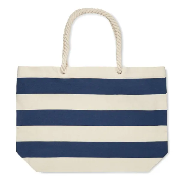 HEAVEN STRIPE Cotton beach bag 220 gr/m² Blue