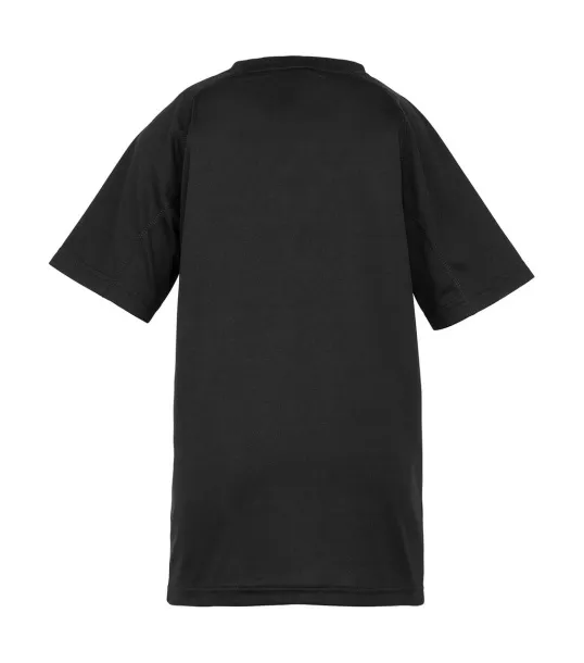  Junior Performance Aircool Tee - Spiro Black