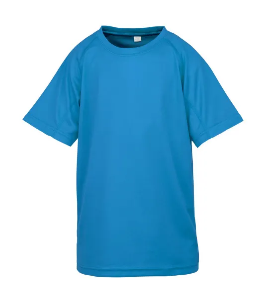  Junior Performance Aircool Tee - Spiro Ocean Blue