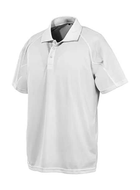  Aircool sportska polo majica, 135 g/m² - Spiro Bijela