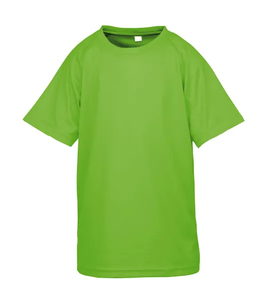  Junior Performance Aircool Tee - Spiro Lime