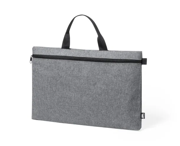 Slidox RPET document bag ash grey