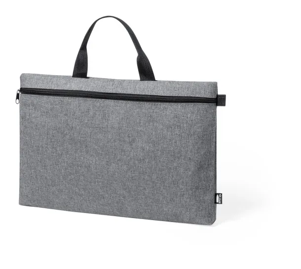 Slidox RPET document bag ash grey