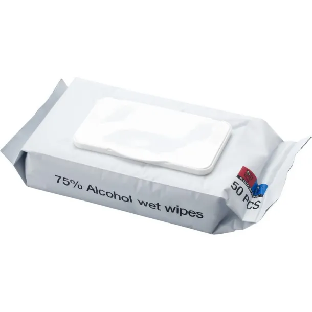  Alcohol wipes, 50 pcs white