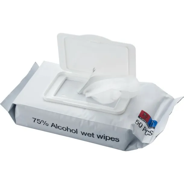  Alcohol wipes, 50 pcs white