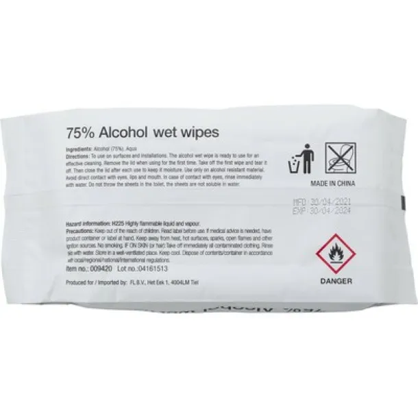  Alcohol wipes, 50 pcs white