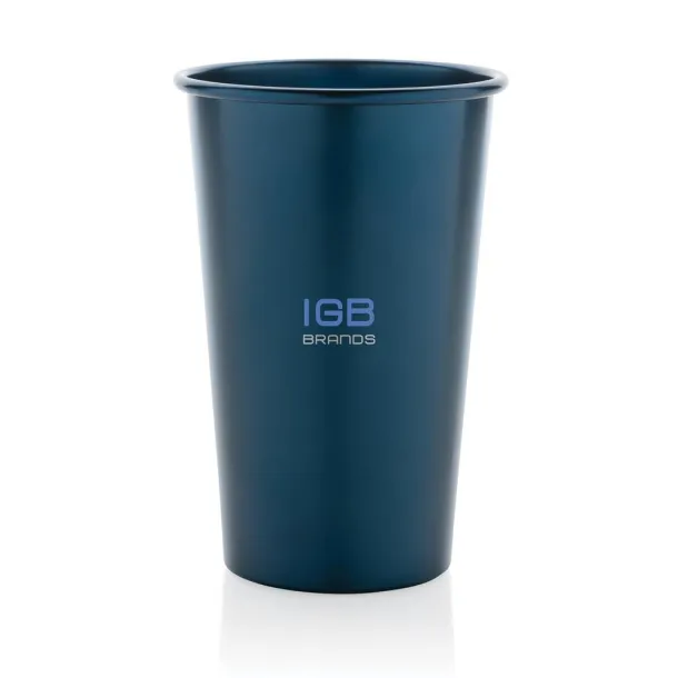  Alo RCS recycled aluminum lightweight cup 450 ml - XD Collection blue 