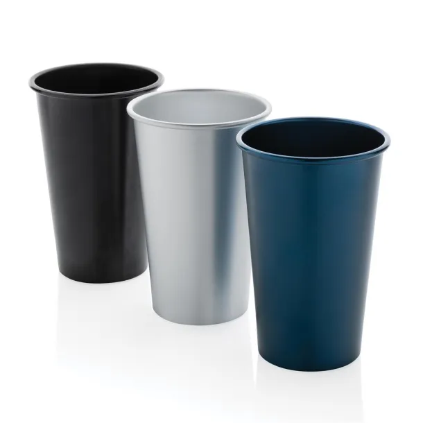  Alo RCS recycled aluminum lightweight cup 450 ml - XD Collection blue 