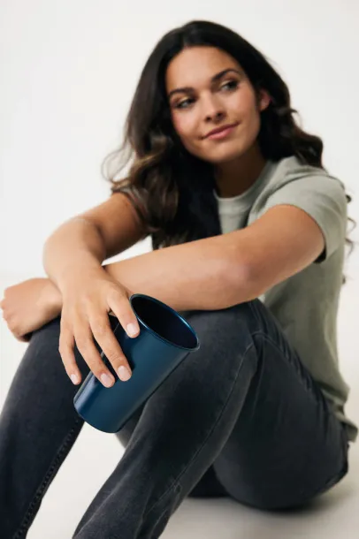  Alo lagana čaša od RCS recikliranog aluminija, 450 ml - XD Collection navy