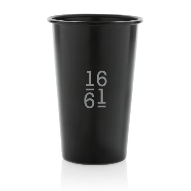  Alo RCS recycled aluminum lightweight cup 450 ml - XD Collection Black 