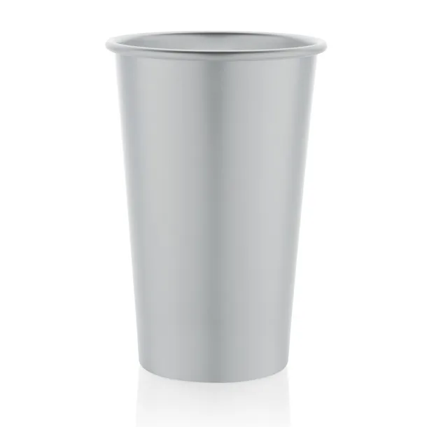  Alo RCS recycled aluminum lightweight cup 450 ml - XD Collection Silver 