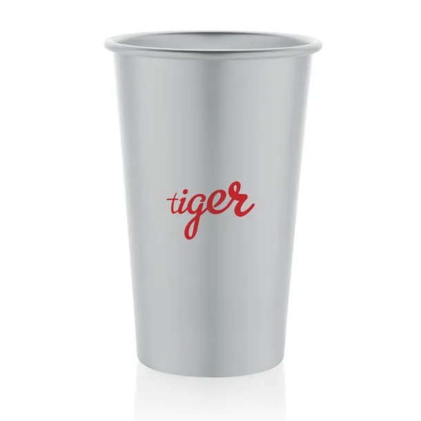  Alo RCS recycled aluminum lightweight cup 450 ml - XD Collection Silver 