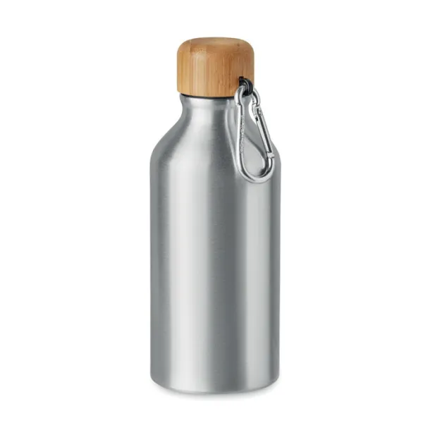 AMEL Aluminium bottle 400 ml Matt Silver