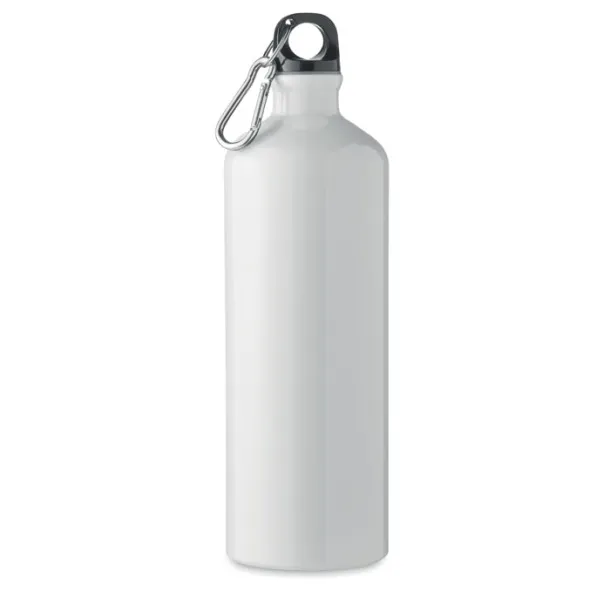 MOSS LARGE Aluminium bottle 1L White