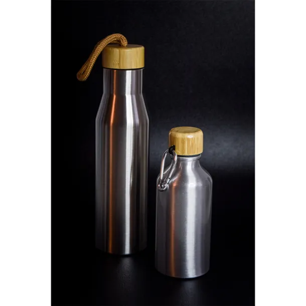 ISLA aluminum bottle 400 ml Silver