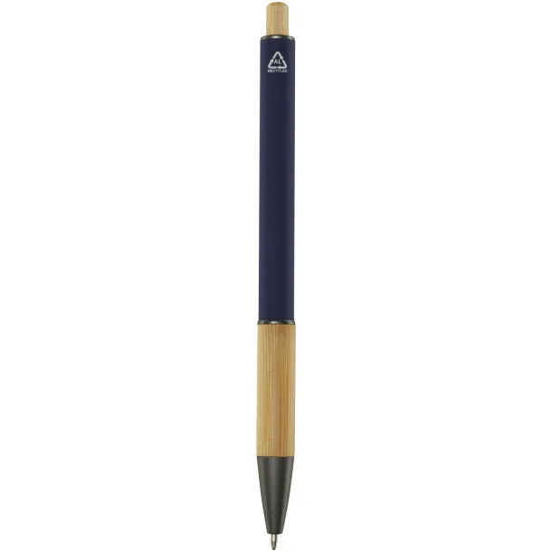 Darius recycled aluminium ballpoint pen Navy Blue