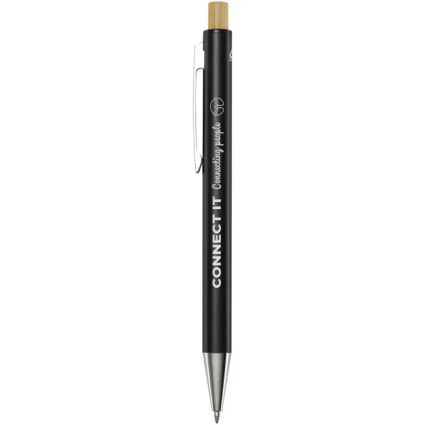 Cyrus recycled aluminium ballpoint pen Solid black