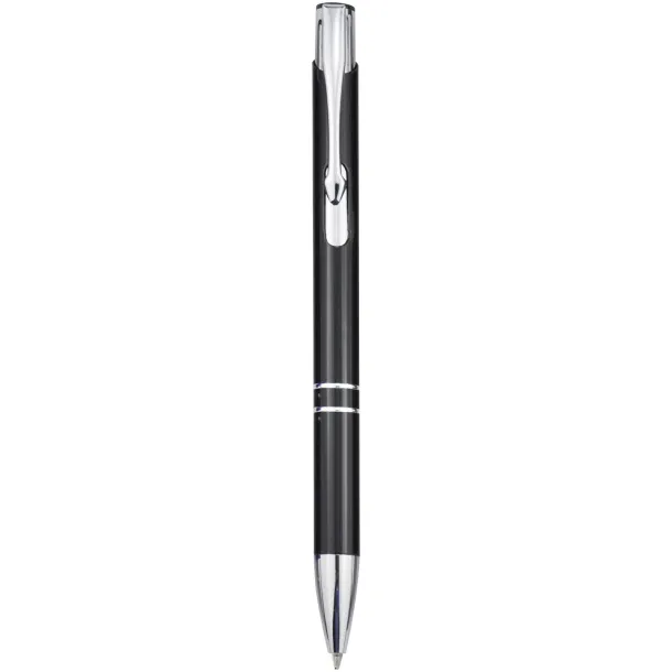 Moneta aluminium click ballpoint pen Solid black