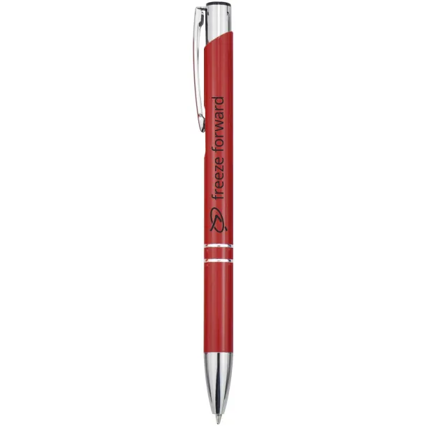 Moneta aluminium click ballpoint pen Red