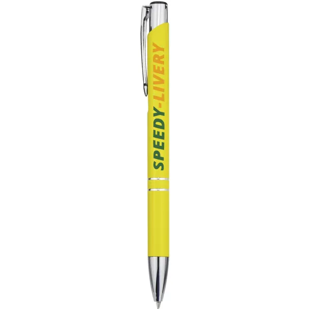 Moneta aluminium click ballpoint pen - Unbranded Yellow