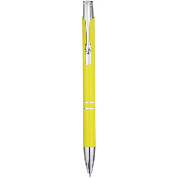 Moneta aluminium click ballpoint pen - Unbranded Yellow