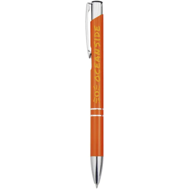 Moneta aluminium click ballpoint pen Orange