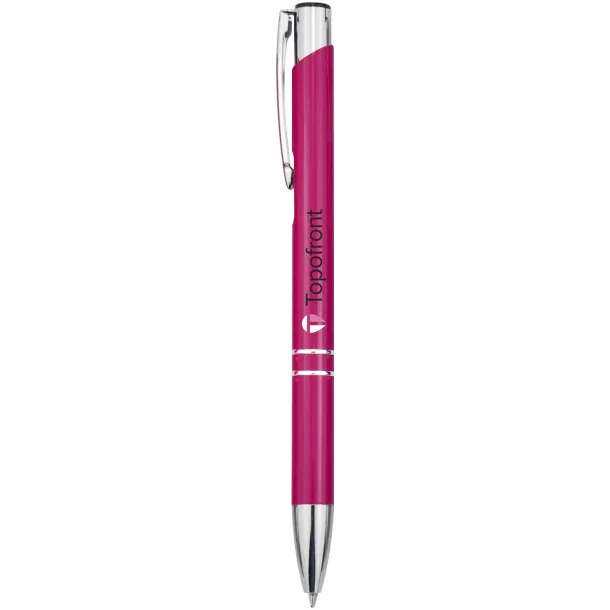 Moneta aluminium click ballpoint pen Magenta