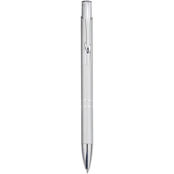 Moneta aluminium click ballpoint pen - Unbranded Silver