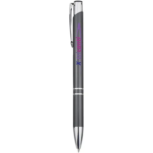 Moneta aluminium click ballpoint pen - Unbranded Grey