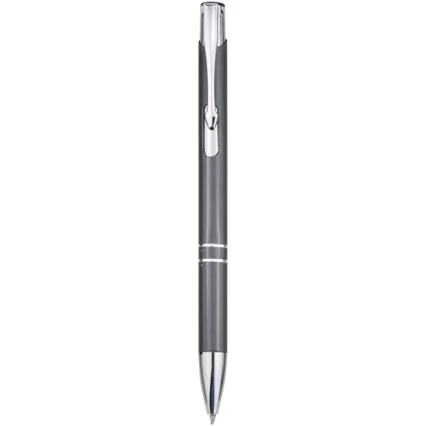 Moneta aluminium click ballpoint pen Grey