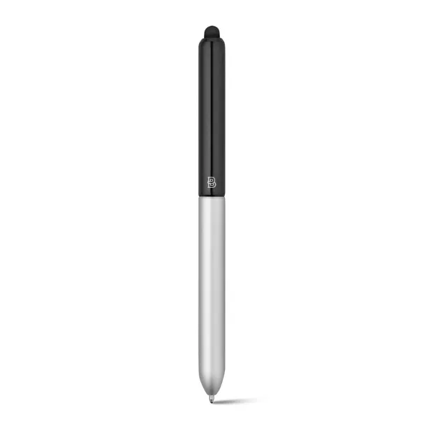 NEO Aluminium ballpoint with twist mechanism Black Satin silver