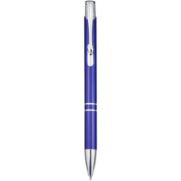 Moneta aluminium click ballpoint pen Royal blue