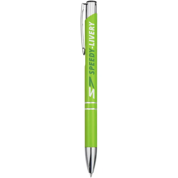 Moneta aluminium click ballpoint pen Lime