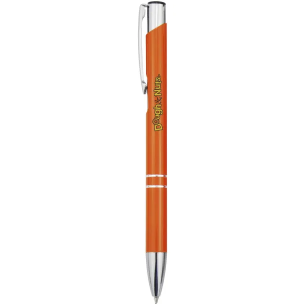 Moneta aluminium click ballpoint pen - Unbranded Orange