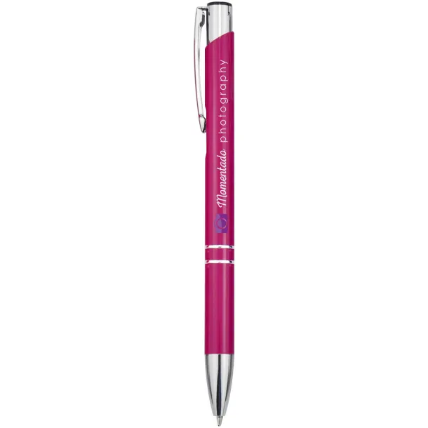 Moneta aluminium click ballpoint pen Magenta