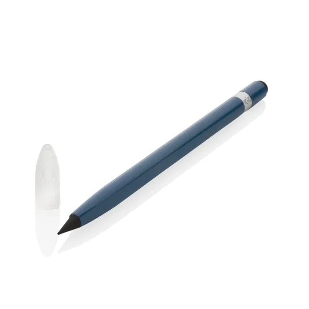  Aluminum inkless pen with eraser - XD Collection blue 