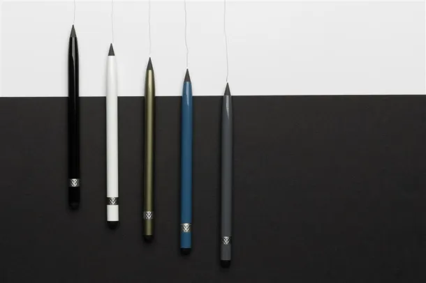  Aluminum inkless pen with eraser - XD Collection blue 