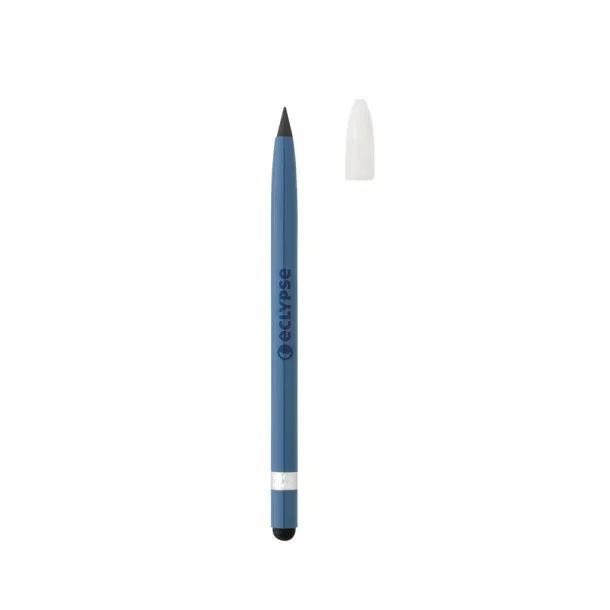  Aluminum inkless pen with eraser - XD Collection blue 