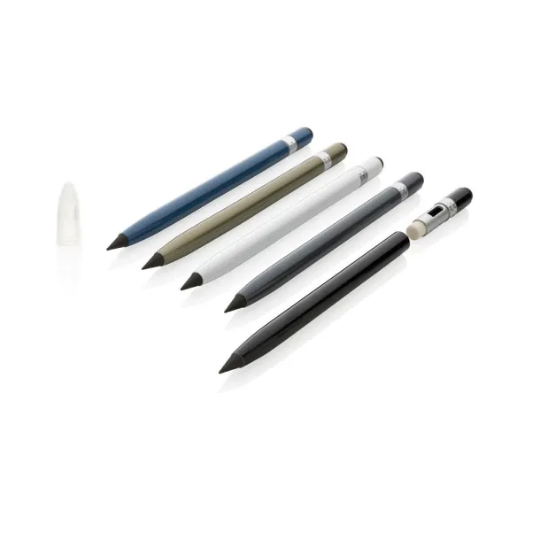  Aluminum inkless pen with eraser - XD Collection Grey 