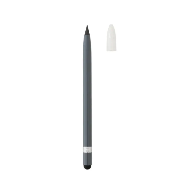  Aluminum inkless pen with eraser - XD Collection Grey 