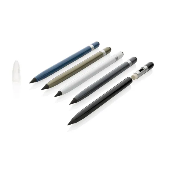  Aluminum inkless pen with eraser - XD Collection 45533C 